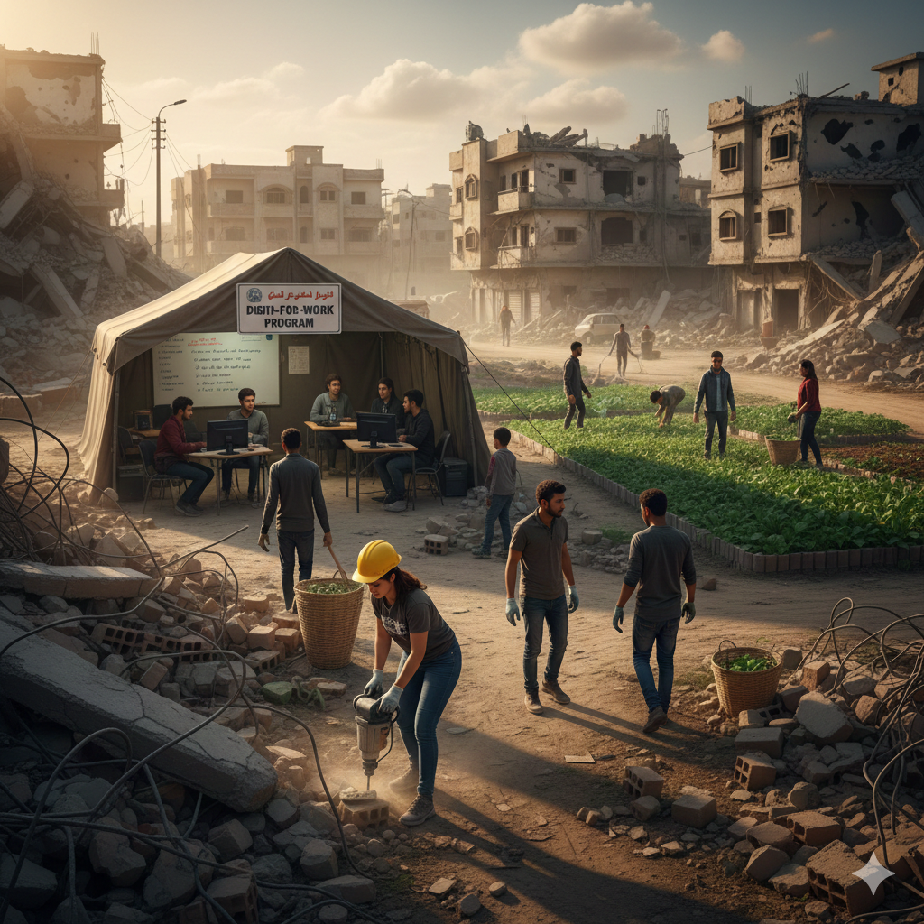 اقتصاد غزة بعد الحرب: الانهيار، البطالة، ومسارات التعافي