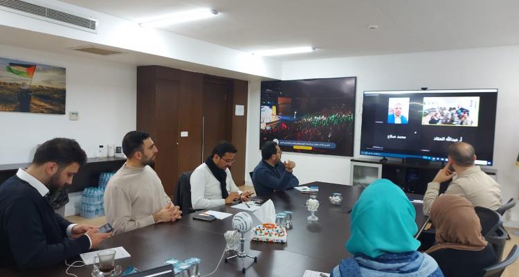 "معهد فلسطين" يجتمع بـ "صواب" التركي ويبحثا سبل التعاون المشترك